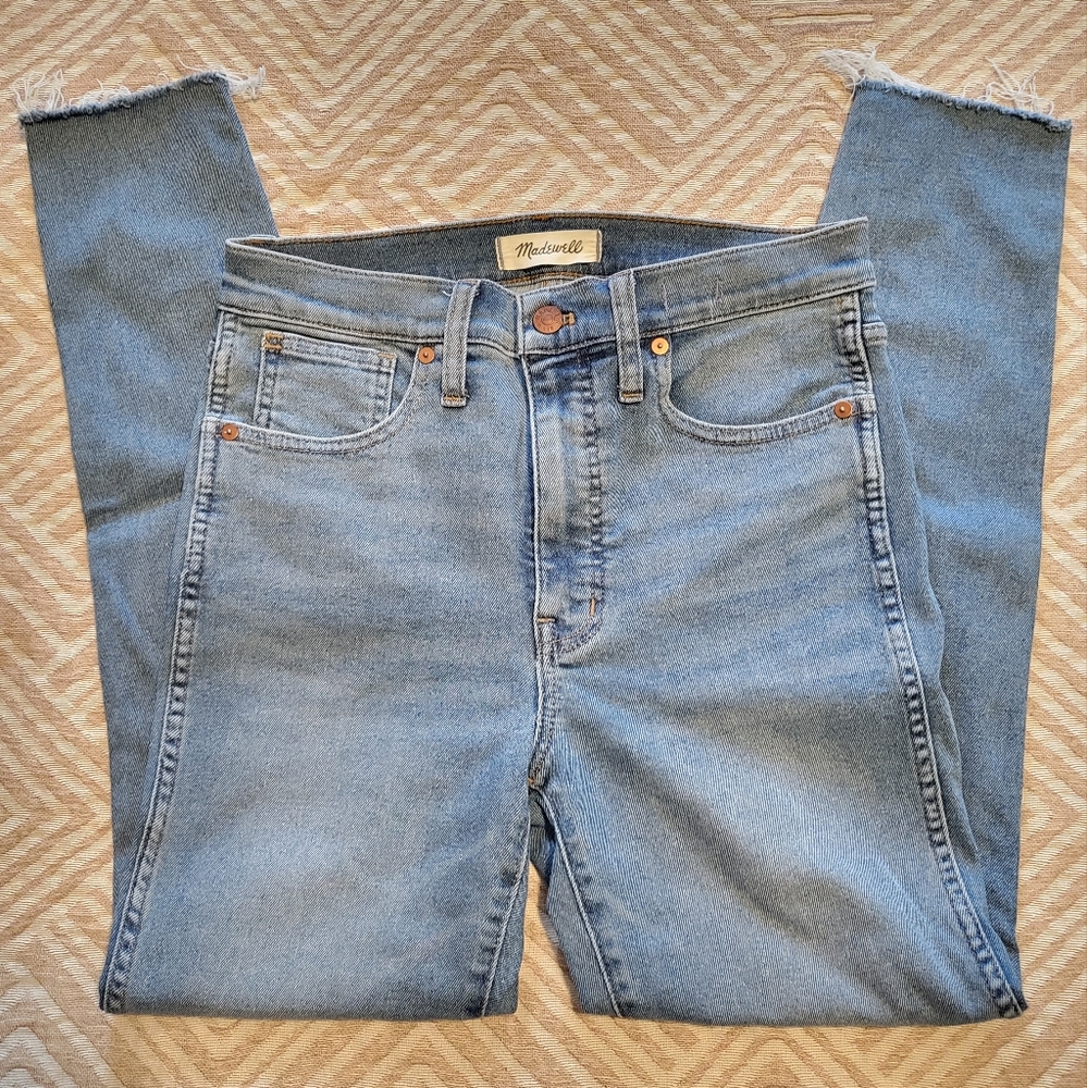 Madewell 10 Inch High Rise Skinny Jeans